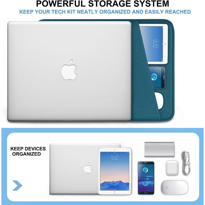 Gray Shockproof 13.3 Laptop Sleeve & Accessory Bag