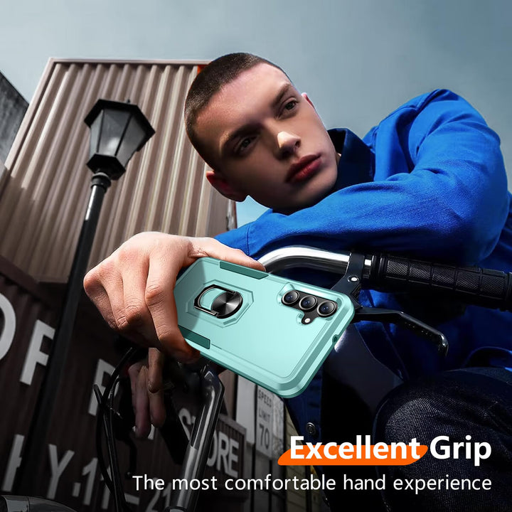 Red2Fire Designed for Samsung Galaxy A16 5G Case, [Military Grade Drop Protection] Non-Slip Heavy Duty Full Body Shockproof Protection Phone Case Galaxy A16 5G Case,Black - DOKUTRONIX