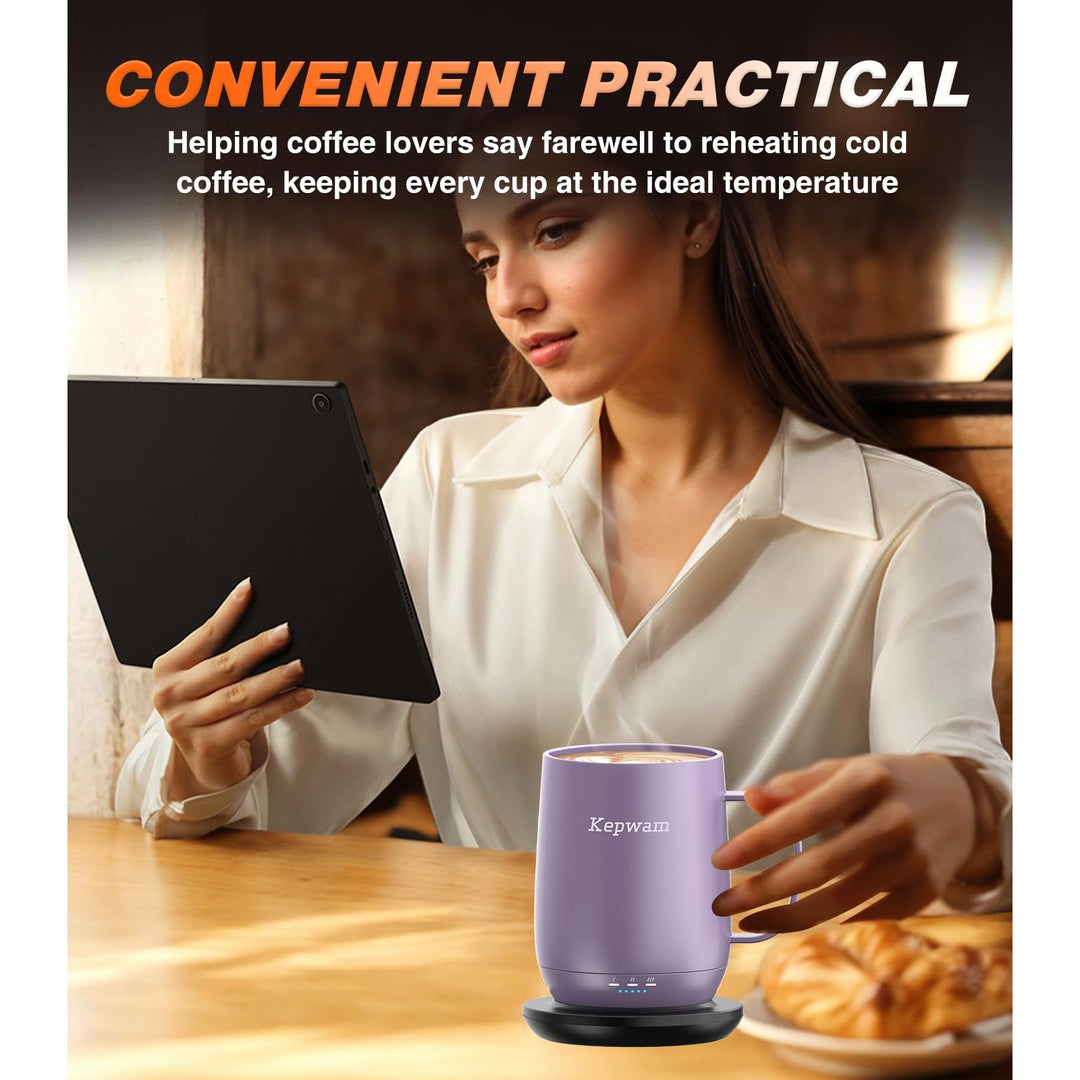 HeatMate 16oz Coffee Mug