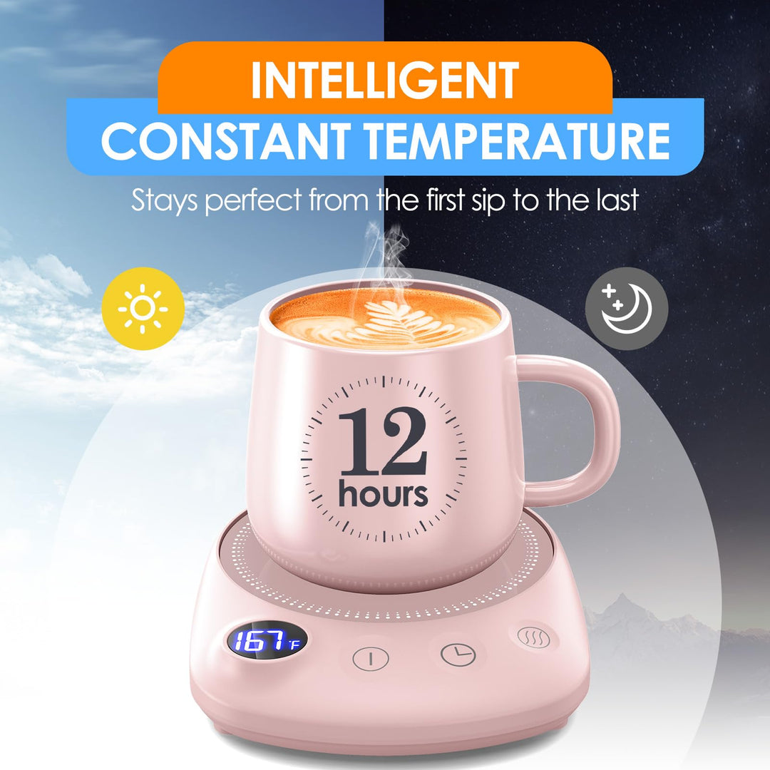 SmartHeat Mug Warmer: Fast, Safe & Versatile