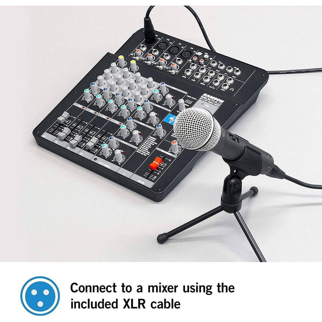 Q2U Silver Dynamic Mic Pack: USB & XLR Ready - DOKUTRONIX