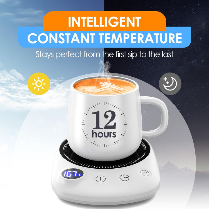 SmartHeat Mug Warmer: Fast, Safe & Versatile