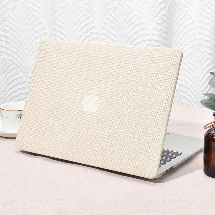 Seorsok Elegant Leather MacBook Air Case - Beige