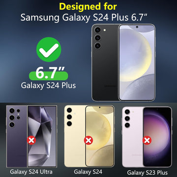 SPIDERCASE Samsung Galaxy S24 Plus Case - Light Pink