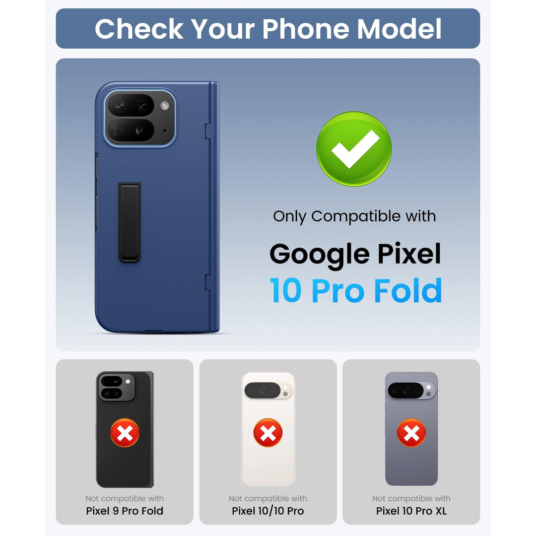 Pixel Pro Fold Case with Stand & Glass - DOKUTRONIX