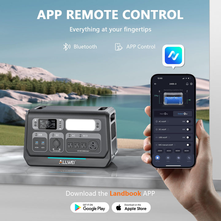 ALLWEI Solar Generator 280Wh