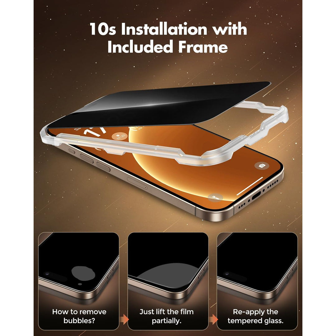 PrivacyShield 2-Pack for iPhone 16 Max