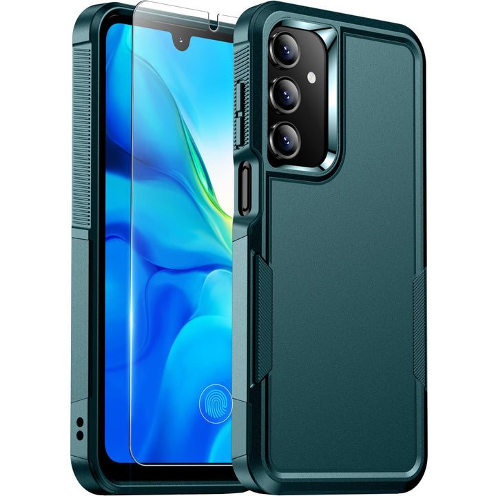 Red2Fire Designed for Samsung Galaxy A16 5G Case, [Military Grade Drop Protection] Non-Slip Heavy Duty Full Body Shockproof Protection Phone Case Galaxy A16 5G Case,Black - DOKUTRONIX