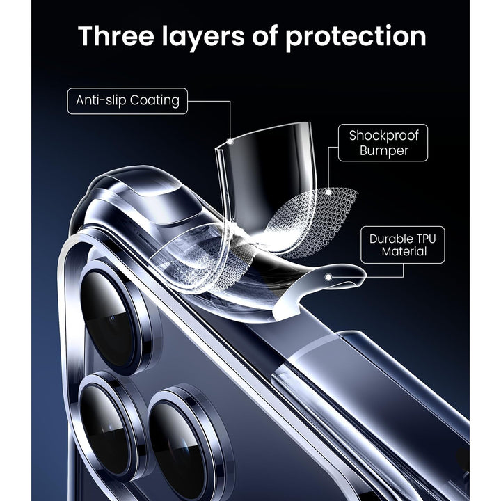 Mkeke Shield: Clear Military-Grade Case for iPhone 17