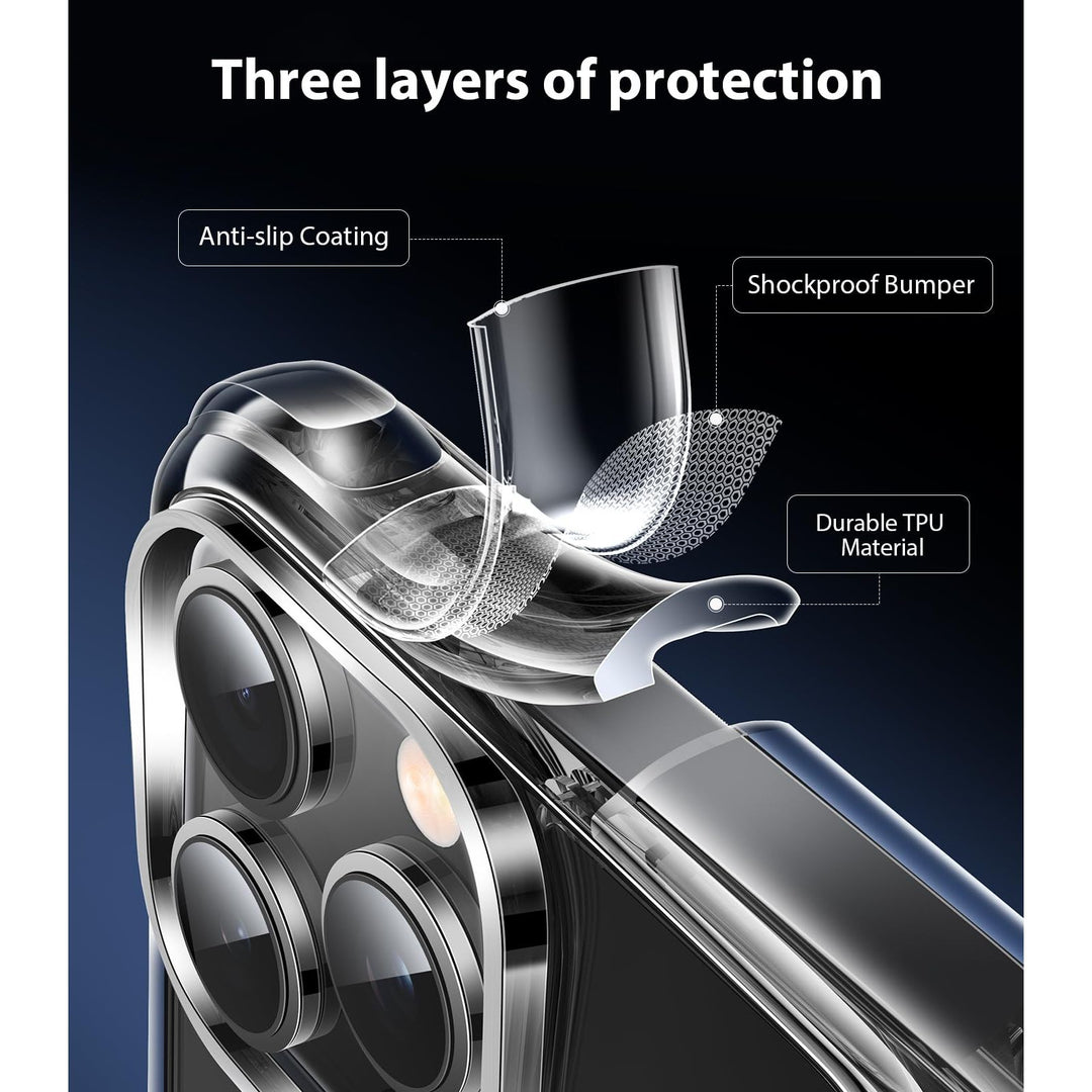 Mkeke Shield: Clear Military-Grade Case for iPhone 17