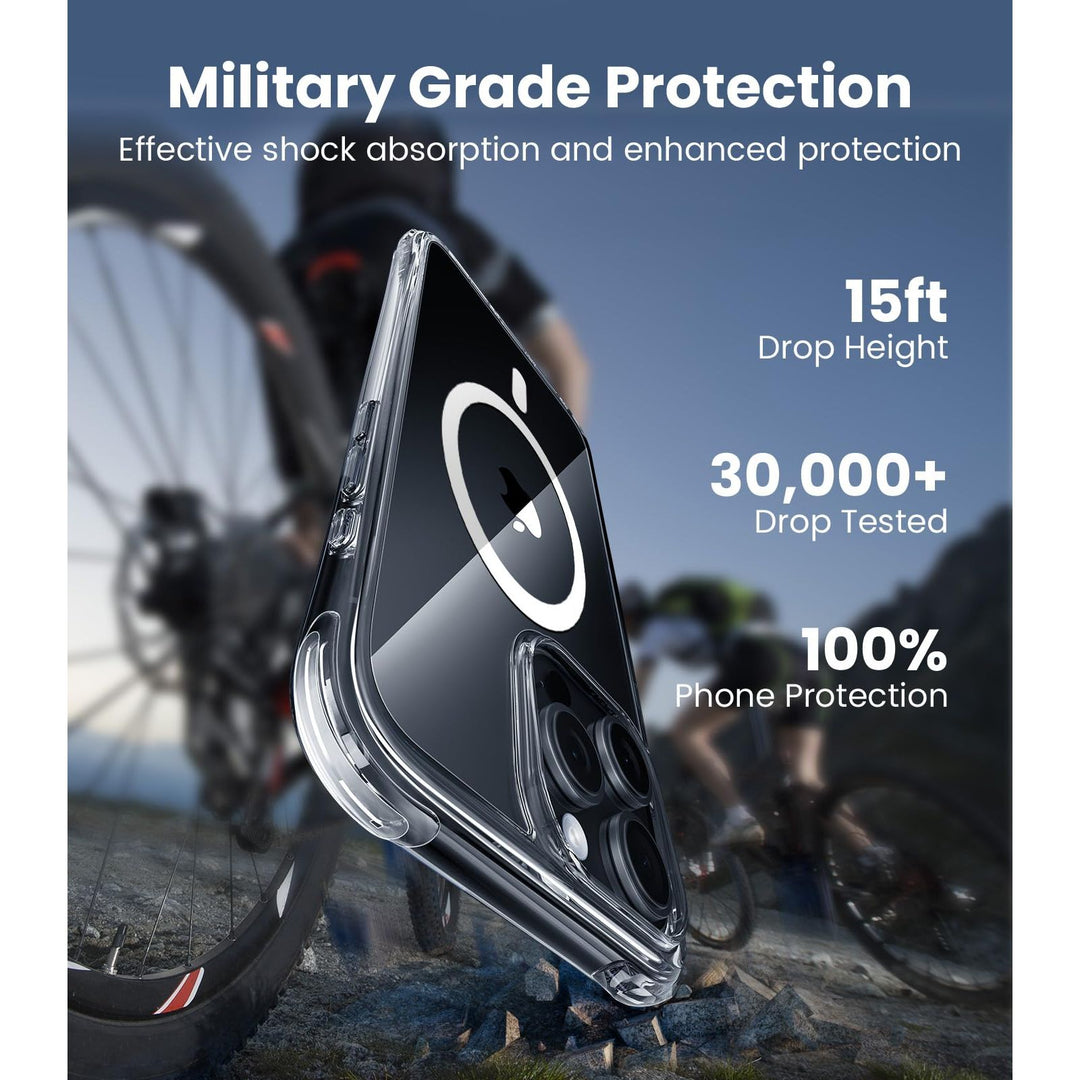Mkeke Shield: Clear Military-Grade Case for iPhone 17