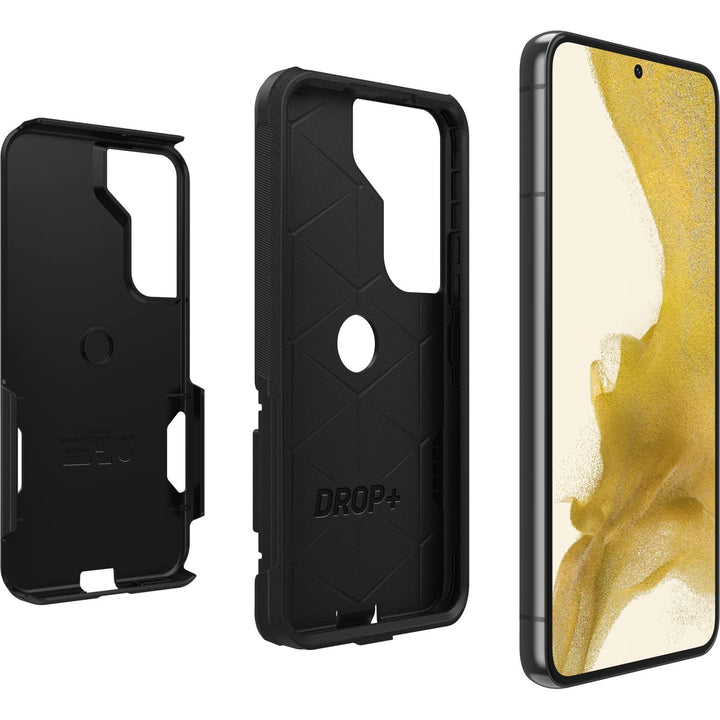 OtterBox Galaxy S22 Commuter Series Case - Maven Way, Slim & Tough, Pocket-Friendly, with Port Protection Pink - DOKUTRONIX