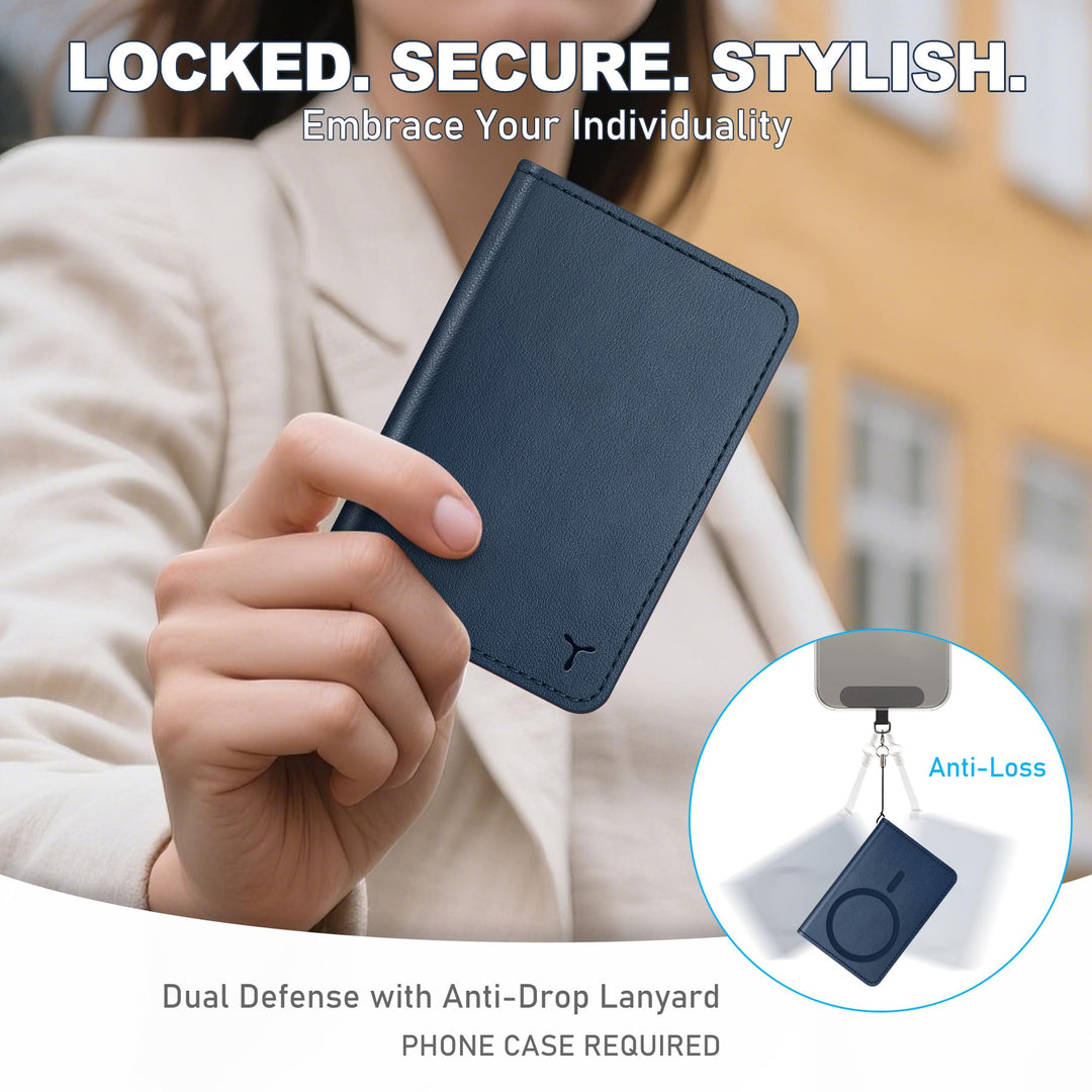 Magsafe PU Wallet - RFID, 6 Slots, Clear ID - DOKUTRONIX