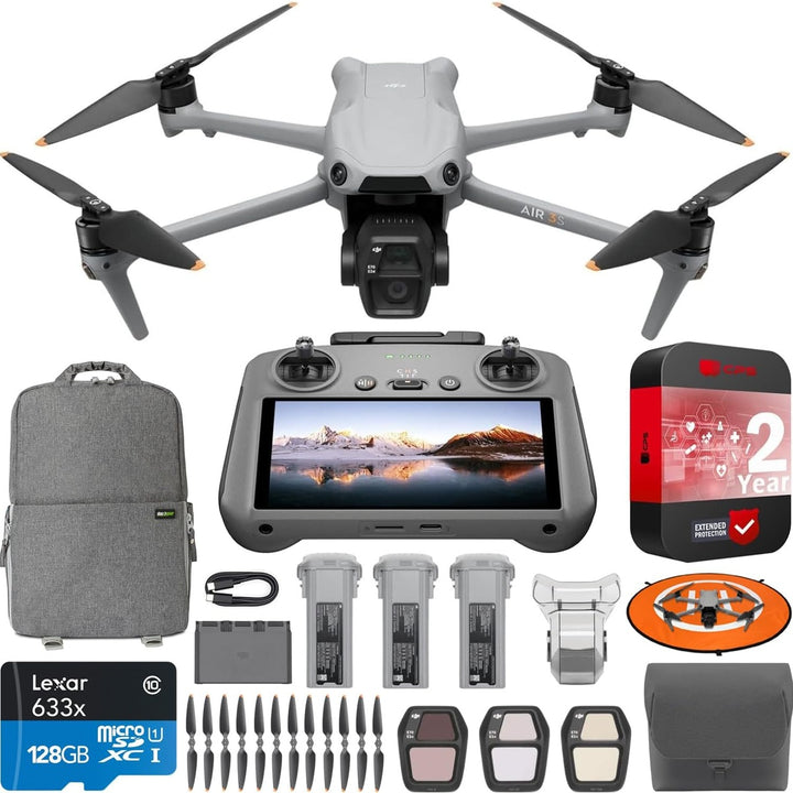 DJI Air 3S Pro Fly More Bundle with Deco Gear