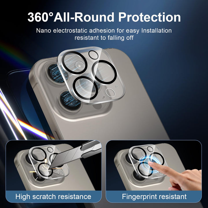 NEW'C Triple Shield: iPhone 16 Pro Protection Kit