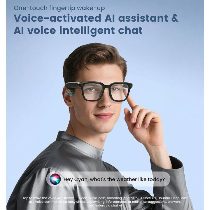 VisionMate 1080P: Smart Video Recording Glasses