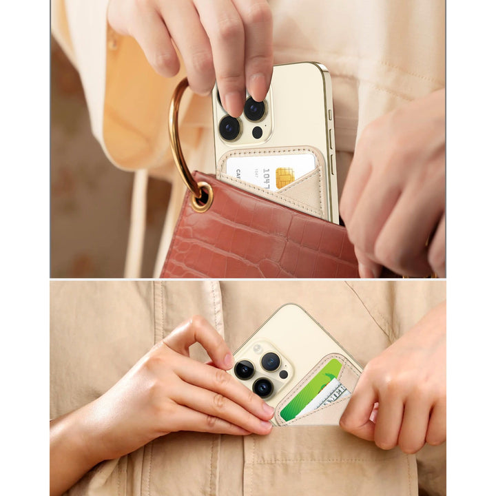 Miroddi MagSafe Leather Wallet - Ultra-Thin & RFID Blocker - DOKUTRONIX
