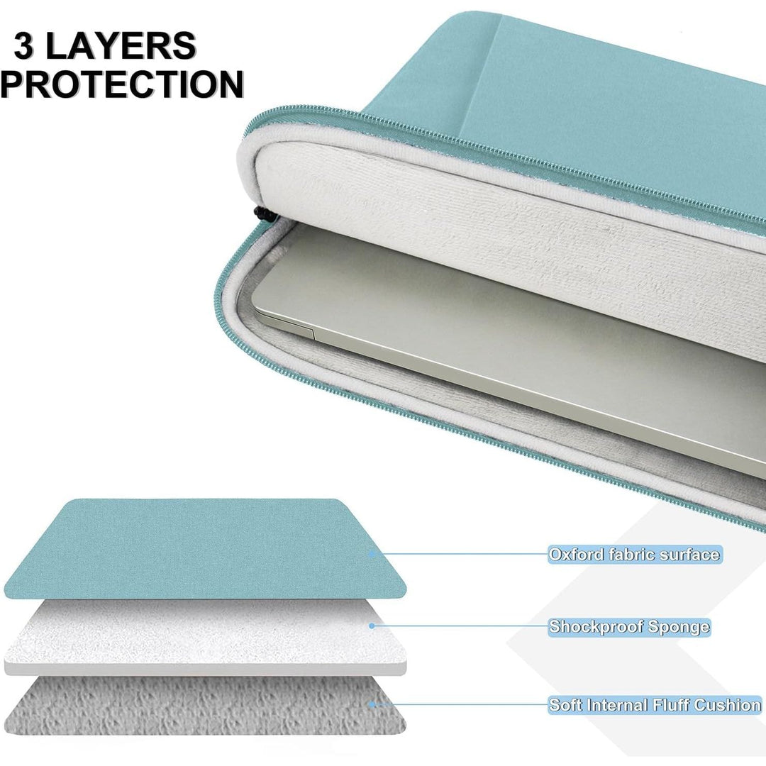 Gray Shockproof 13.3 Laptop Sleeve & Accessory Bag