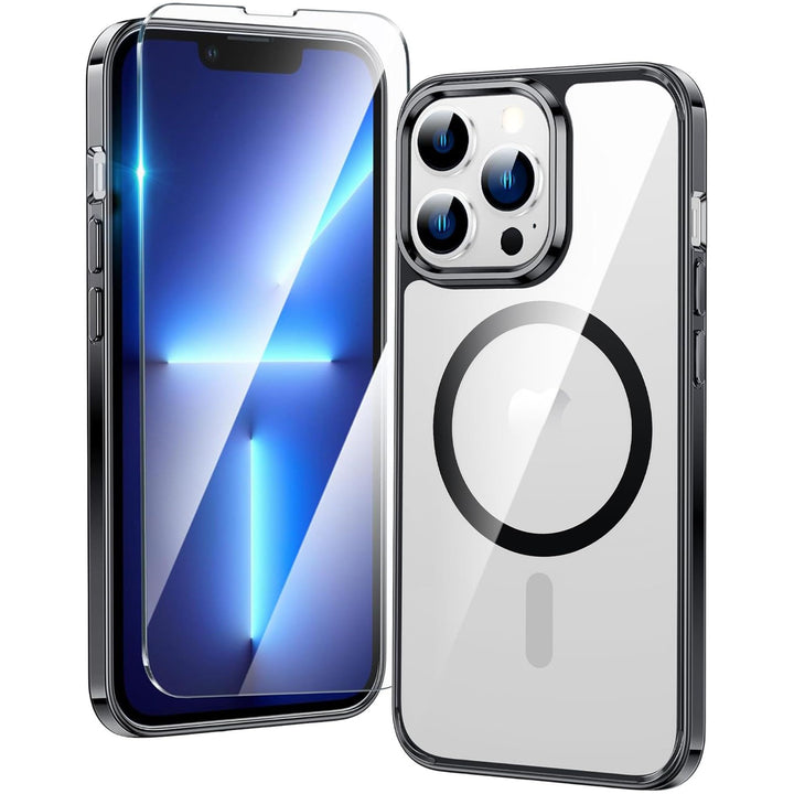 MaxGuard ClearShield: Magnetic Anti-Yellow iPhone Case