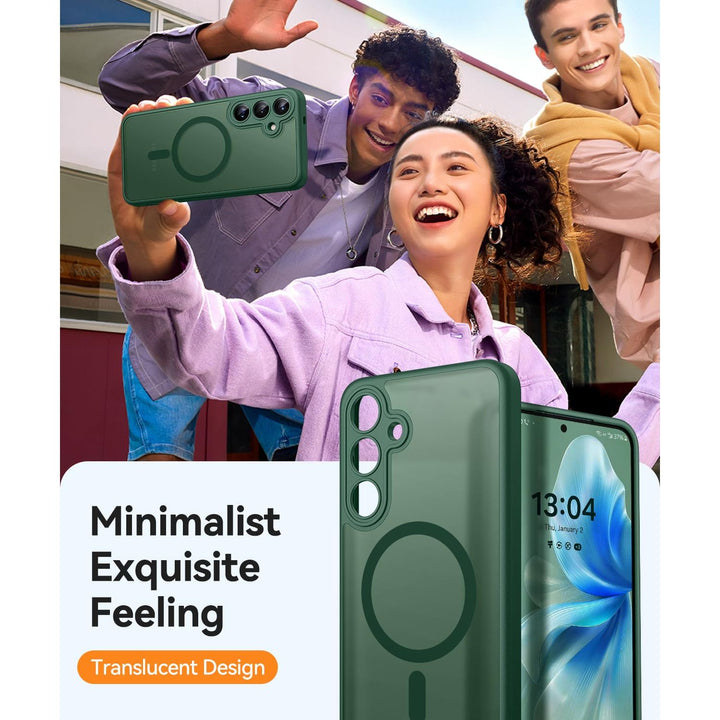 MagFlex Clear Case for Galaxy S25 Ultra with Kickstand - DOKUTRONIX