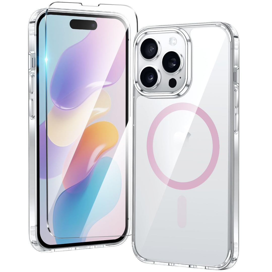 MaxGuard ClearShield: Magnetic Anti-Yellow iPhone Case