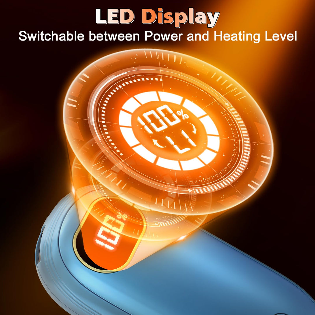 2Pack Electric Hand Warmers: 131℉ Heat
