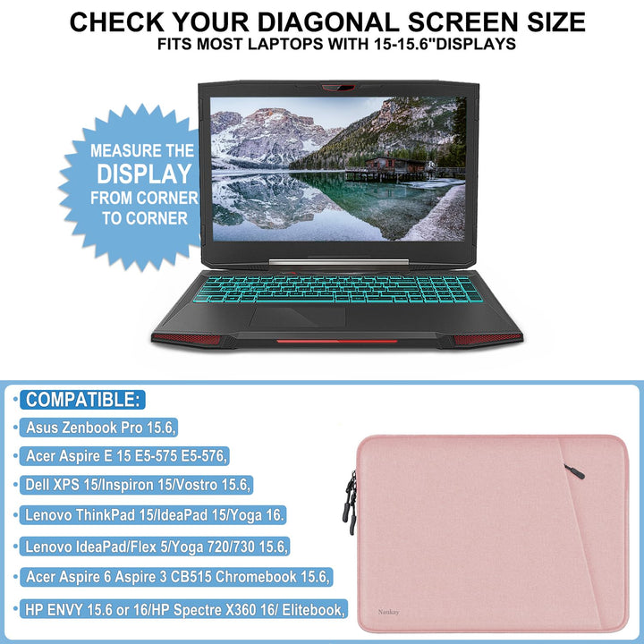 Gray Shockproof 13.3 Laptop Sleeve & Accessory Bag