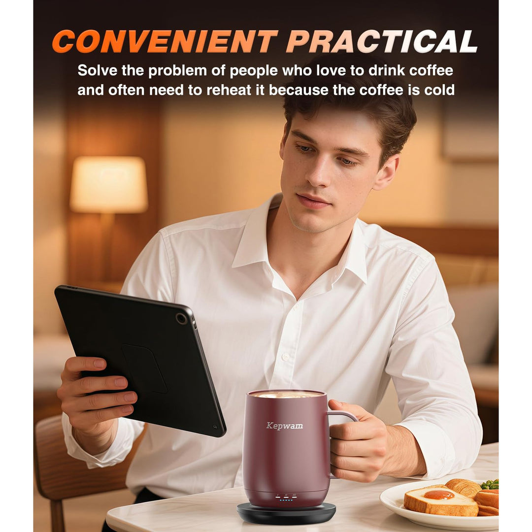 HeatMate 16oz Coffee Mug