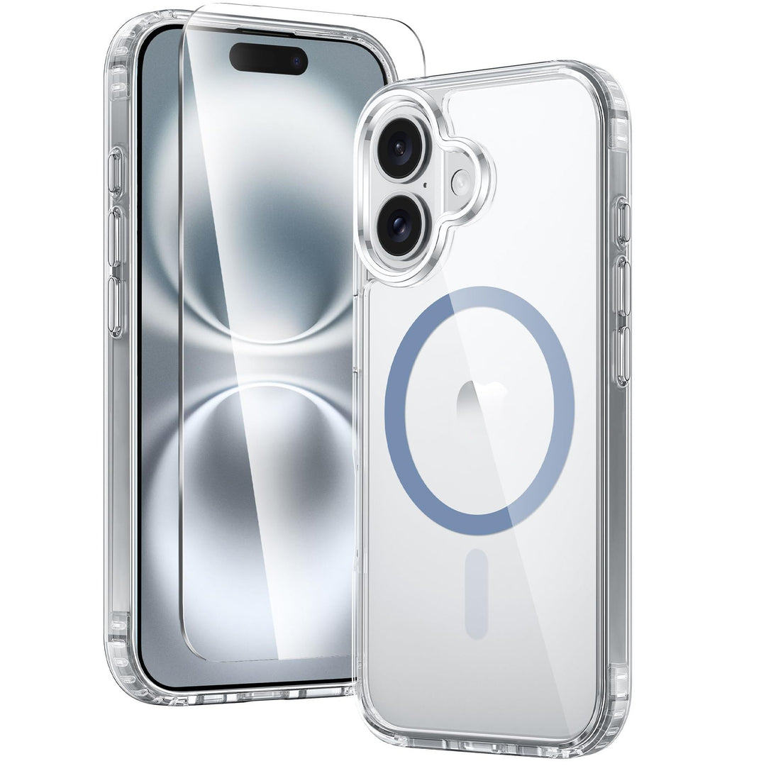 MaxGuard ClearShield: Magnetic Anti-Yellow iPhone Case