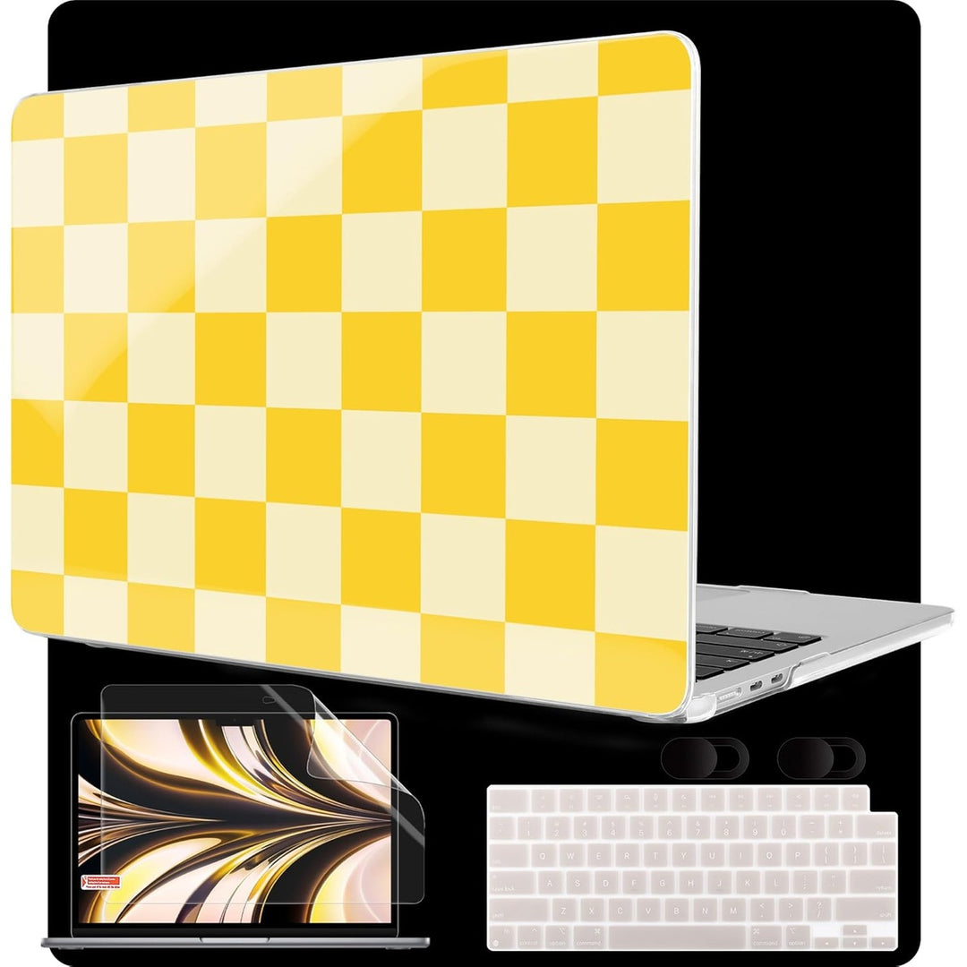 MEEgoodo Floral Hard Shell Case for MacBook Air 13