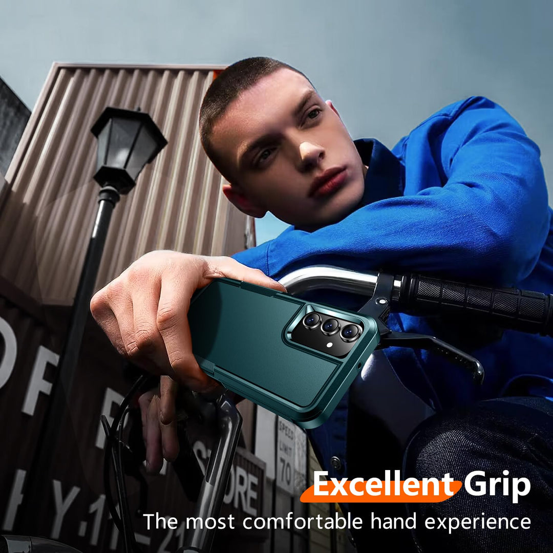 Red2Fire Designed for Samsung Galaxy A16 5G Case, [Military Grade Drop Protection] Non-Slip Heavy Duty Full Body Shockproof Protection Phone Case Galaxy A16 5G Case,Black - DOKUTRONIX