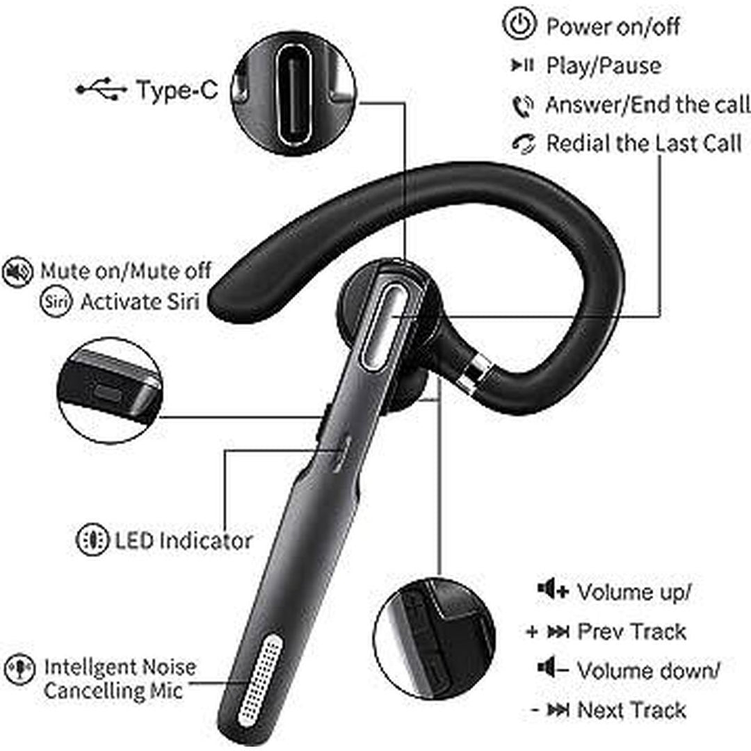 VoiceMate V5.0 Wireless Earpiece - DOKUTRONIX