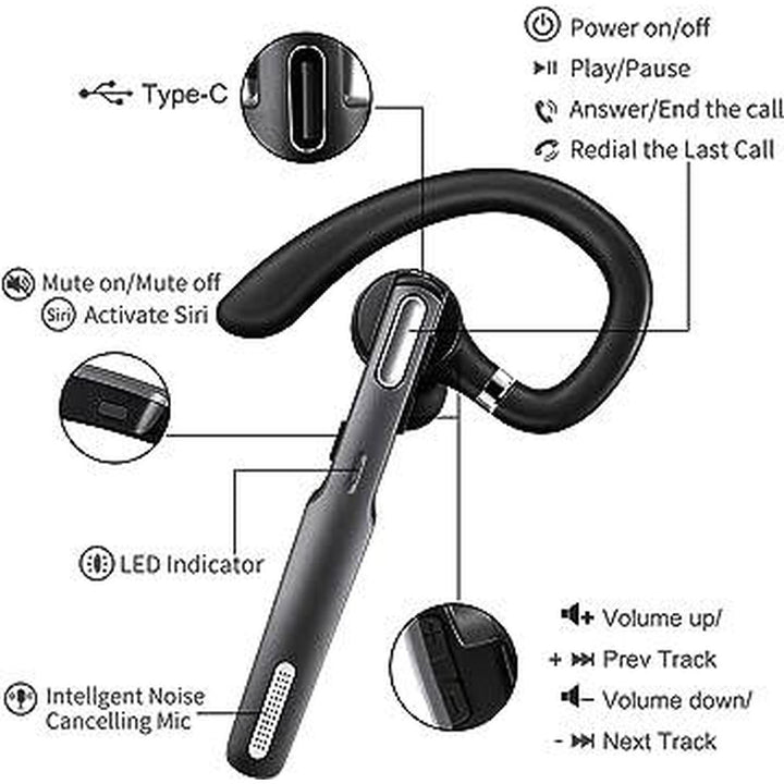 VoiceMate V5.0 Wireless Earpiece - DOKUTRONIX