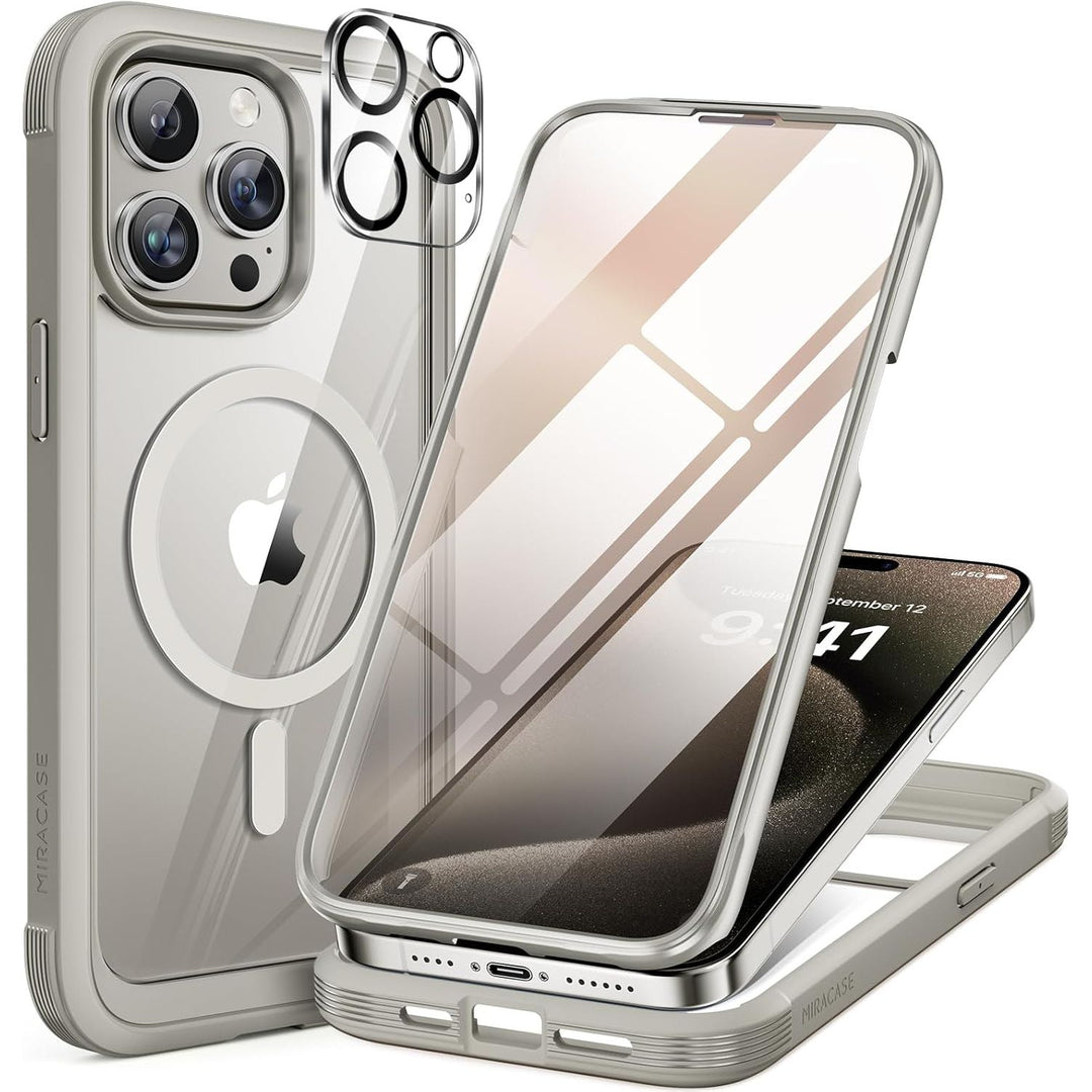 Miracase MagSafe Armor Case for iPhone 17 Pro Max Orange