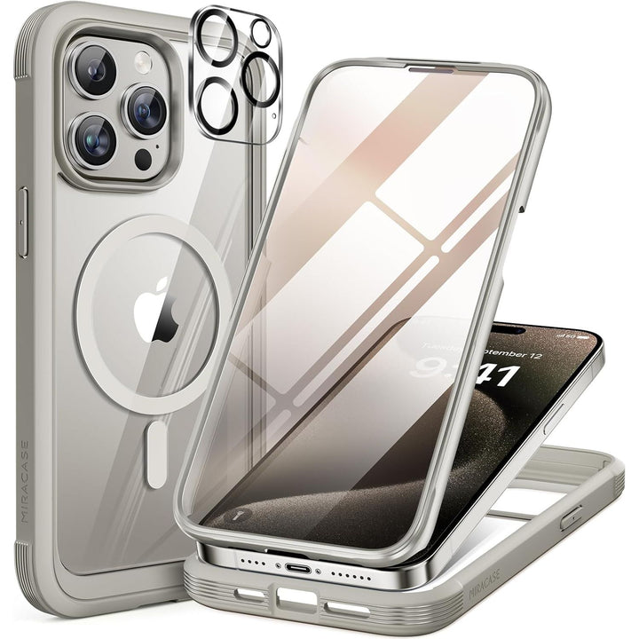 Miracase MagSafe Armor Case for iPhone 17 Pro Max Orange