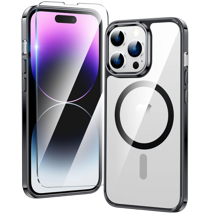 MaxGuard ClearShield: Magnetic Anti-Yellow iPhone Case