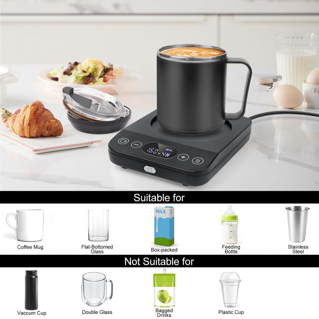 Hot Cup Duo: Mug Warmer & Set