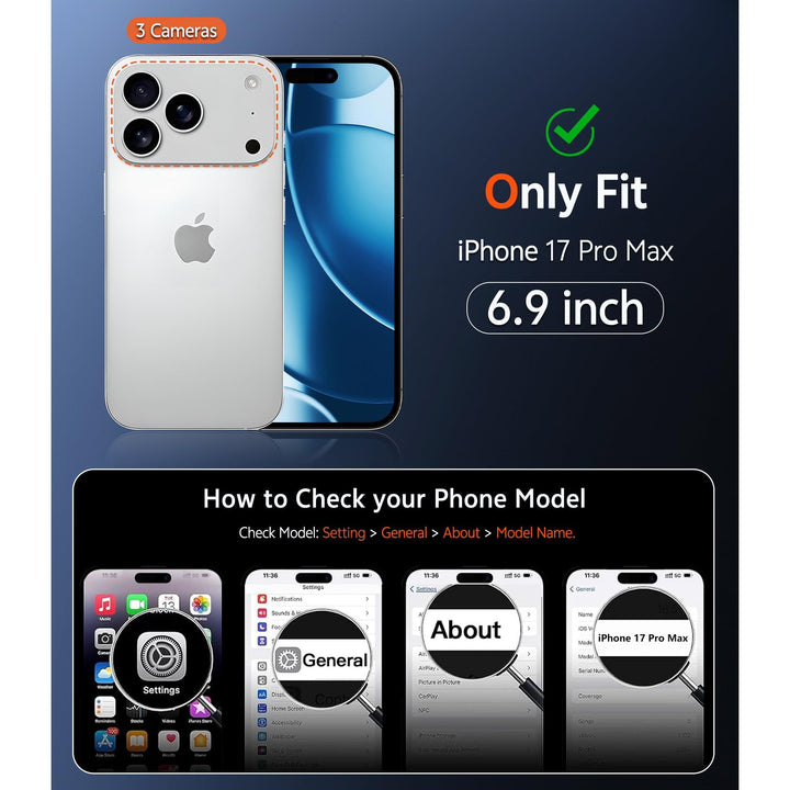 ClearShield Pro-Max Case: Slim, Magnetic, Shockproof - DOKUTRONIX