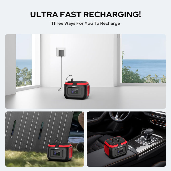 “SolarGo 97: Portable Power Hub for Adventure”