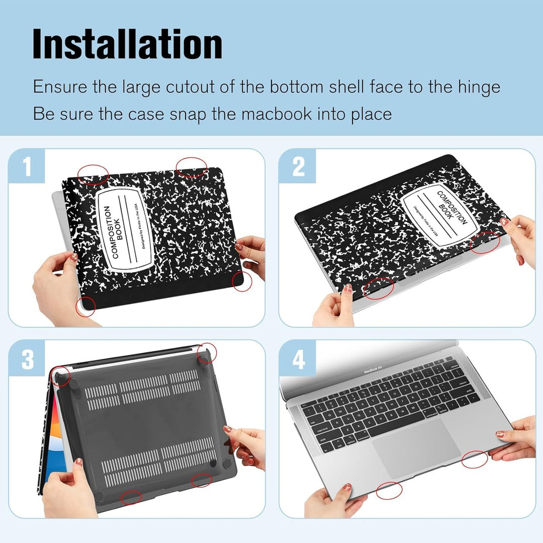 MacBook Air Snap-On Case: Composition Book