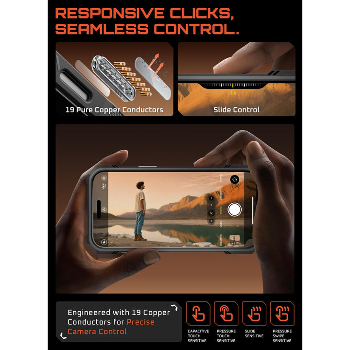 DesertGuard: MagSafe iPhone 17 Pro Max Case + Kickstand