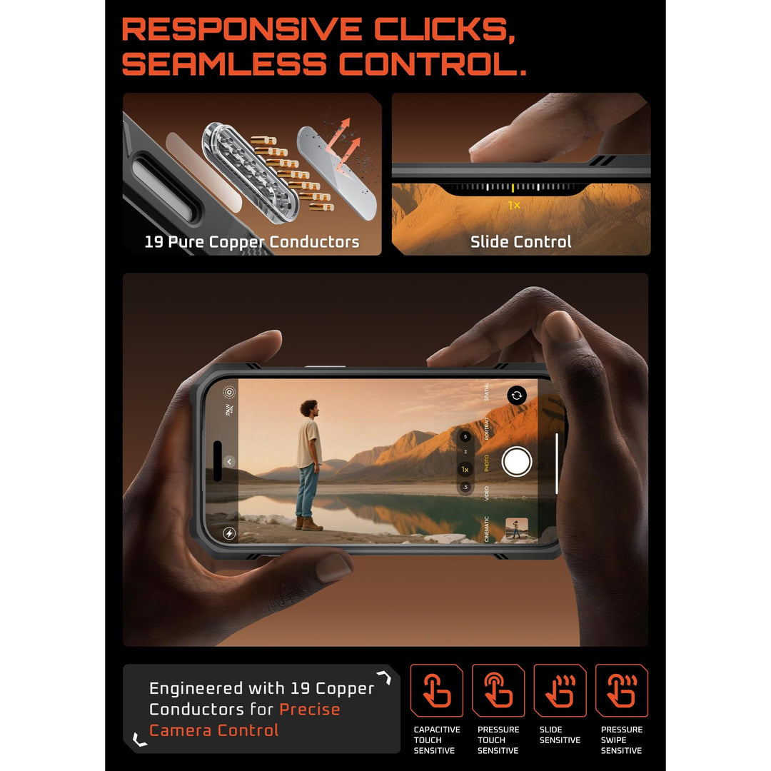 DesertGuard: MagSafe iPhone 17 Pro Max Case + Kickstand