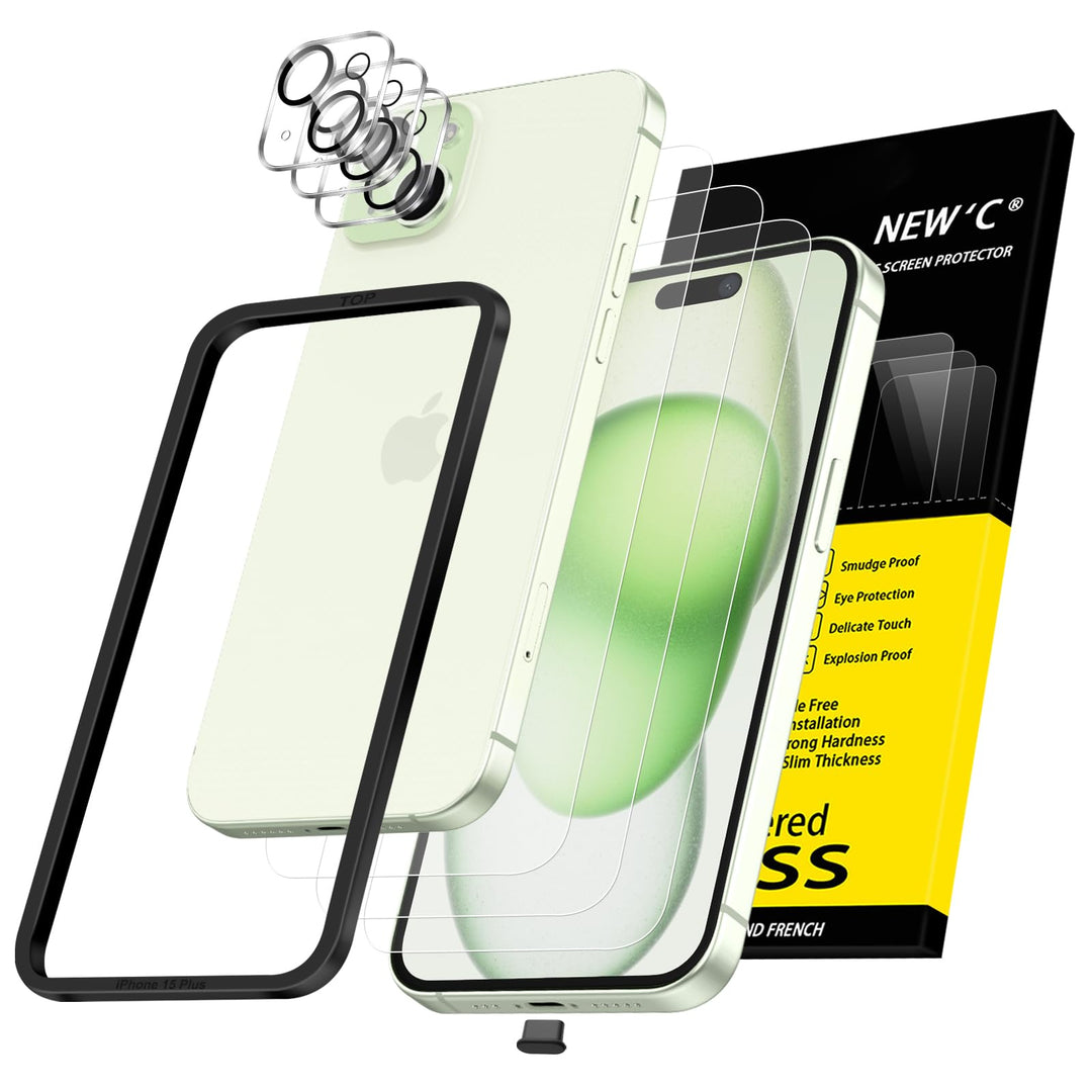 NEW'C Triple Shield: iPhone 16 Pro Protection Kit