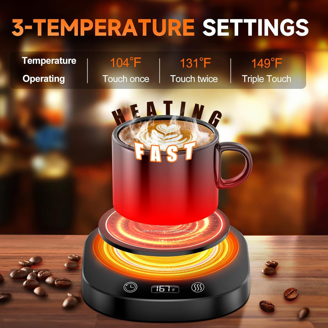 SmartTemp Coffee Mug Warmer with Timer & Auto Shut Off