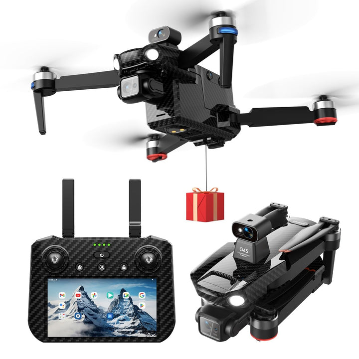 Bingchat Pro Drone 4K EIS 360° 5mi Range 84min Battery