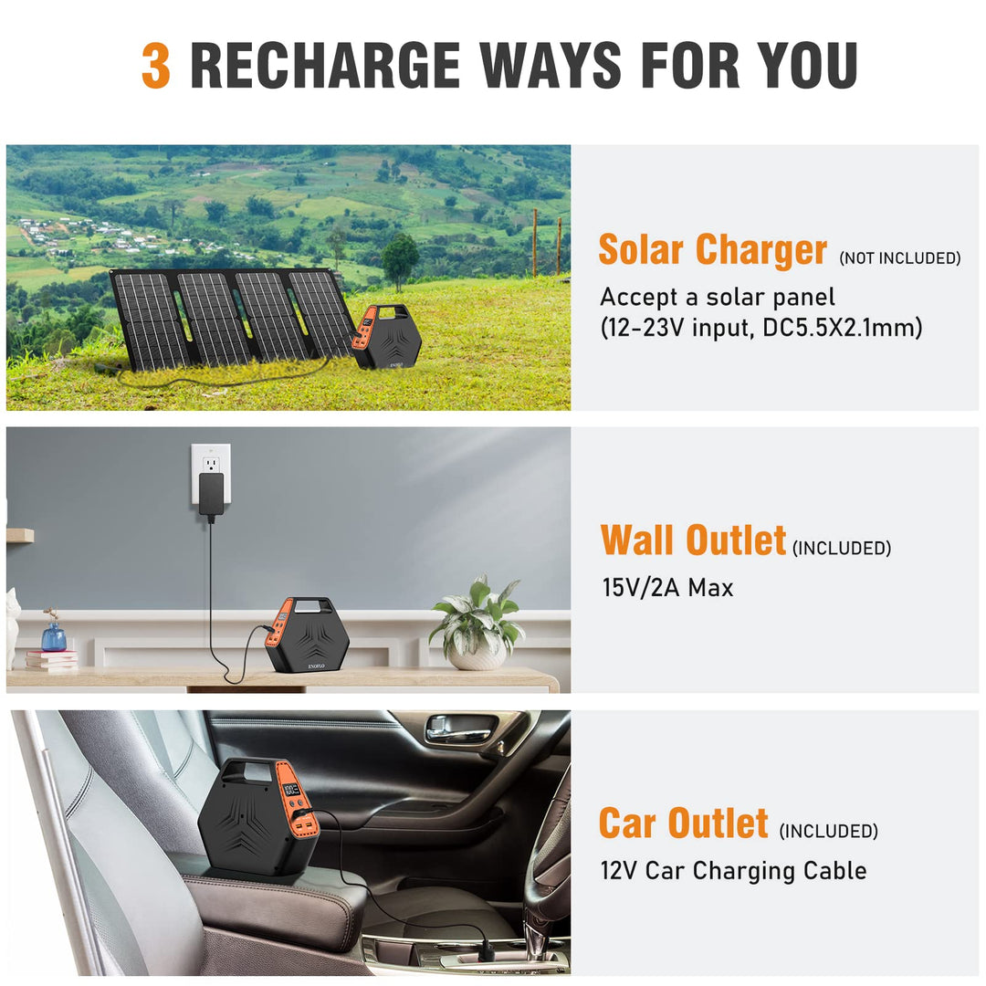 “SolarGo 97: Portable Power Hub for Adventure”