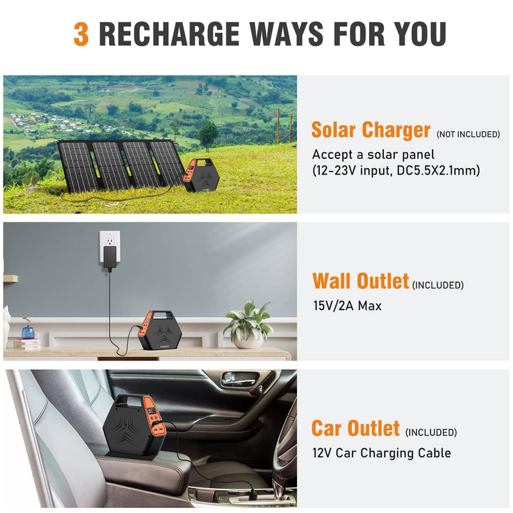 “SolarGo 97: Portable Power Hub for Adventure”