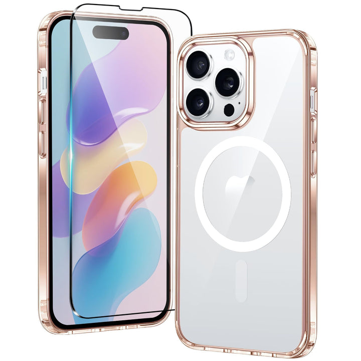 MaxGuard ClearShield: Magnetic Anti-Yellow iPhone Case