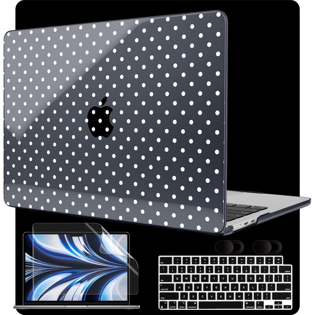 MEEgoodo Floral Hard Shell Case for MacBook Air 13