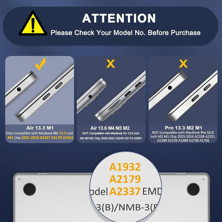 MOSISO MacBook Air 13 Case Combo